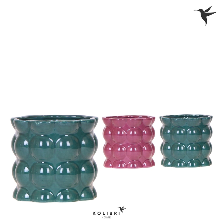 <h4>Kolibri Home Cotton pot green mix</h4>