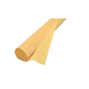 PAPEL CREPON RIZZO 48 cm X 2,50 m LISO AMARELO