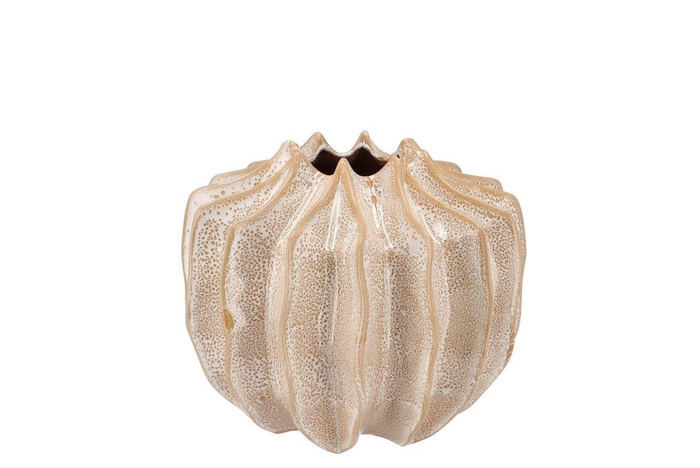 Juna Sand Vase Structure 23x23x20cm