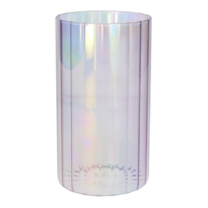 DF02-665122300 - Vase Louis d10xh18 lilac+pearl finish