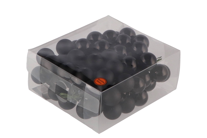 Glass Ball Combi Black 30mm P/72