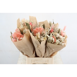 DF BOUQUET WHITE / PINK 50CM