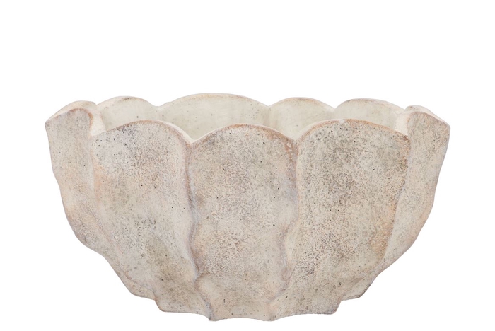 Alaska Wavy Sand Bowl 30x30x15cm