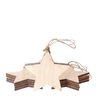 Kerst Deco hanger ster 15cm x10