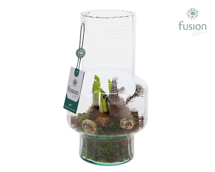 <h4>Green BottleMia Medium met Pasen arrangement</h4>