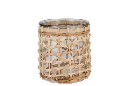 <h4>Vienna Natural Vase Glass 8x8cm Nm</h4>