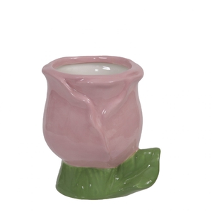 Ceramics Tulip pot d08.5*10cm
