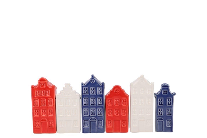 A'dam Houses Canal Vase Dutch Glory 5x4x14cm Nm