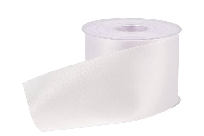 <h4>Ribbon Grave Double Satin 33 White 70mmx25m P/1</h4>