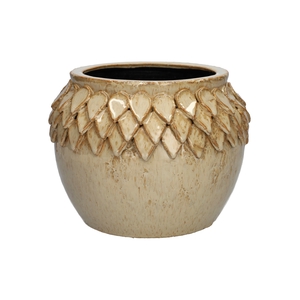 DF03-740520400 - Pot Ellora d17.5/22xh17 beige