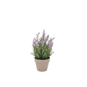 Silk Lavender Purple Pot Terra S 17x17x23cm