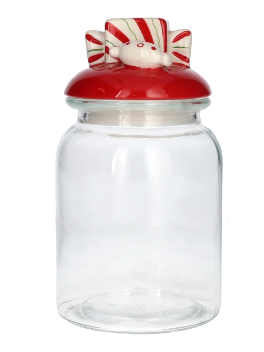 <h4>DF11-730660600 - Storage jar Jelly d10.9xh19.7 red</h4>