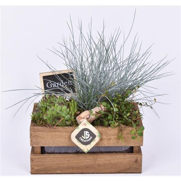 <h4>Hout rechthoek bruin 21,5x13,5cm</h4>