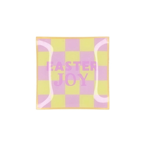 Plate Square Easter Joy 18x18x2cm
