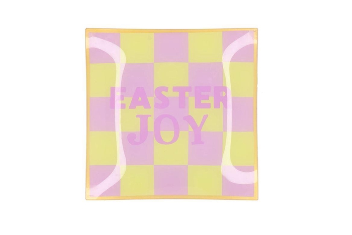 <h4>Plate Square Easter Joy 18x18x2cm</h4>