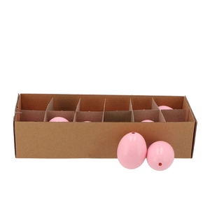 Eggs Chicken Light Pink 5x6cm P/12