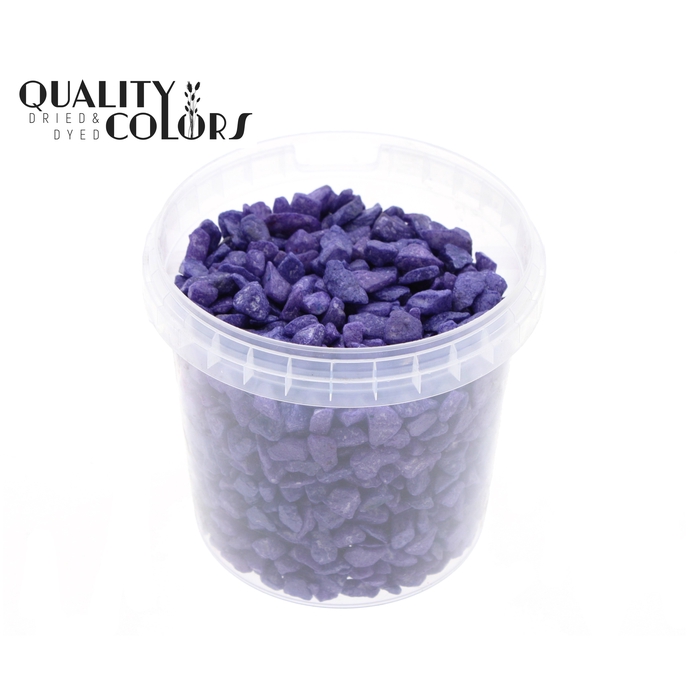 <h4>Rocks 1 ltr bucket Purple</h4>