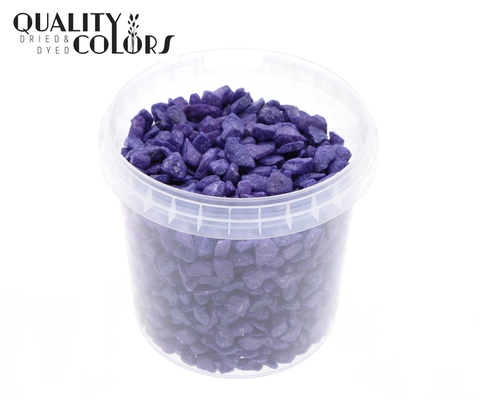 Rocks 1 ltr bucket Purple