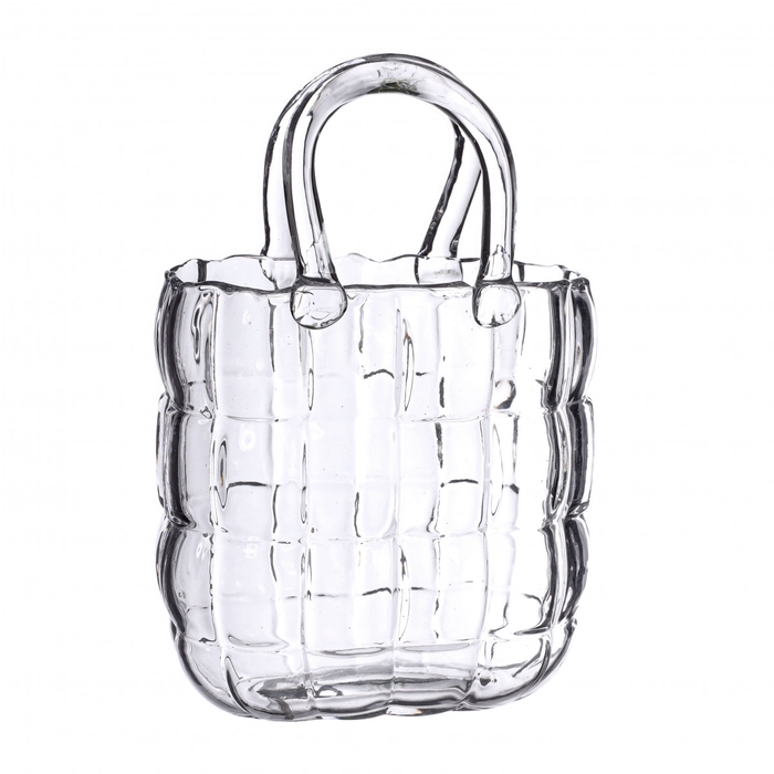 <h4>Glass Handbag vase Marais 19*11*28cm</h4>