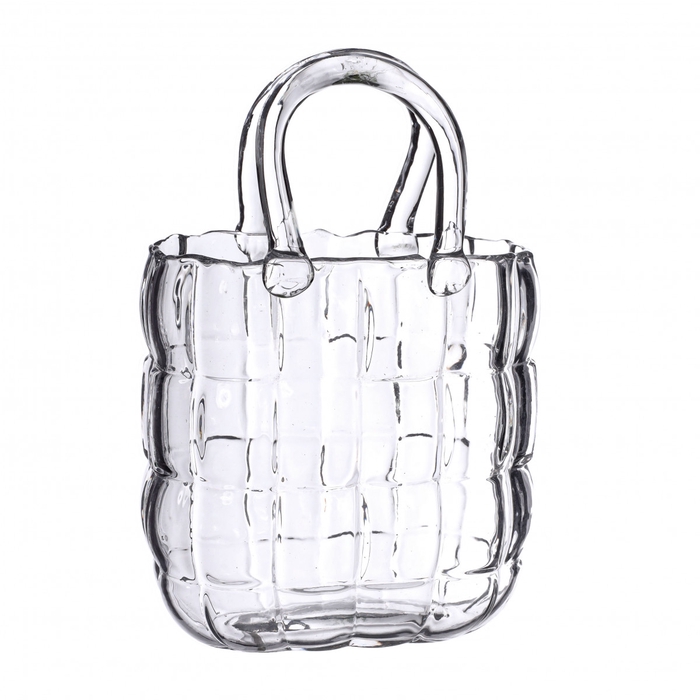 Glas Handbag vaas Marais 19*11*28cm