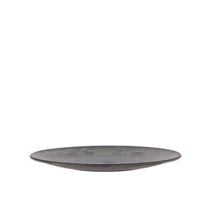 Melamine Grey Plate Round 22x22x2cm