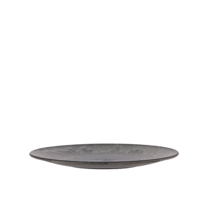 Melamine Grey Plate Round 22x22x2cm