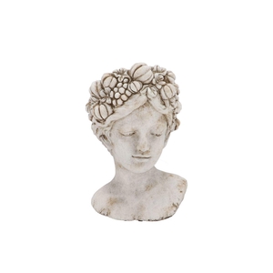 Concrete Fruit Face Pot 23x22x34cm