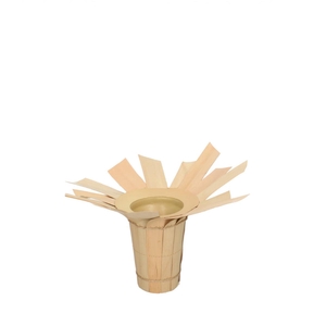 Boekethouder Palmblad d16*13cm
