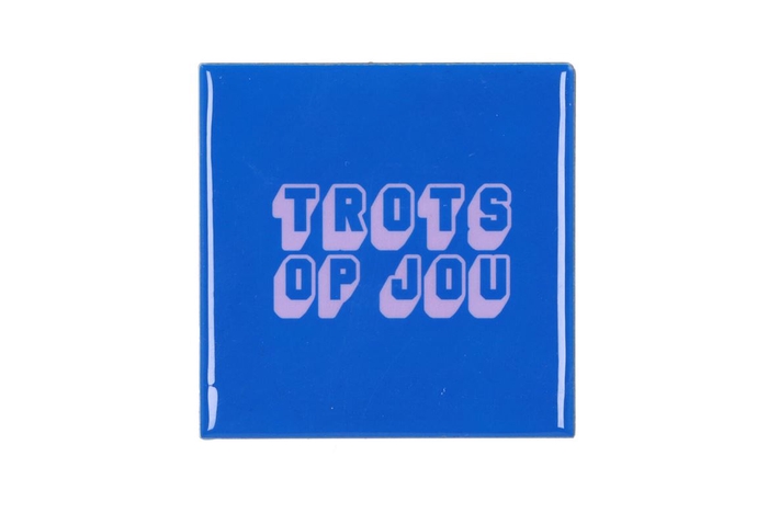 <h4>Tile Trots Op Jou Blue 10x10x1cm Nm</h4>