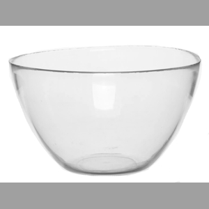 DF01-883505100 - Bowl Charlotte d17xh9.5 clear
