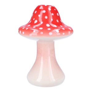 DF00-665481200 - Vase Toadstool1 d3/14.5xh21.2 red