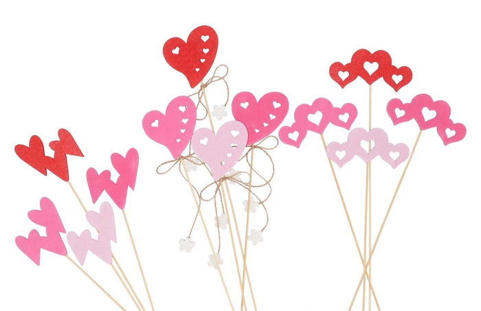 Pick Red/pink Heartbreakers Ass 28cm P/24