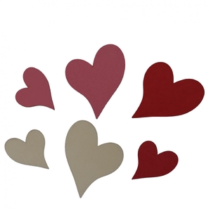 Valentine Deco heart fun ass. x24