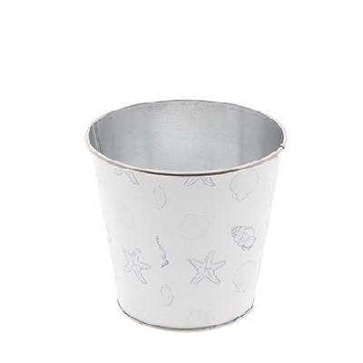 Maritime Zinc Ocean pot d13*12cm