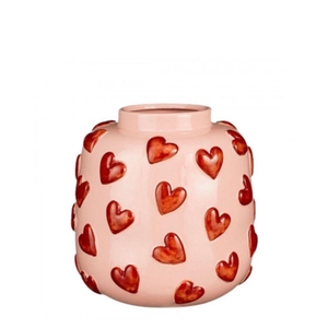 Valentine Ceramics Vase Hearts d28*25cm