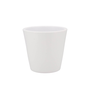 Vinci Matt White Container Pot 15x13cm