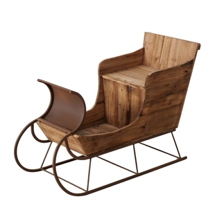 Decorative object Arturo, Sleigh, with stand, H 72,00 cm, 4066076524716, 2059874