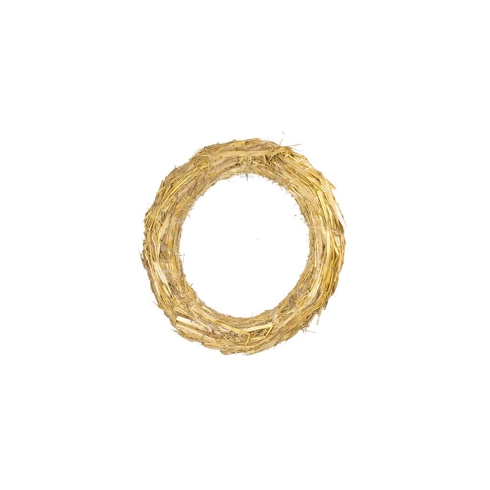 <h4>Straw wreath BIO 25cm natural</h4>