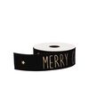 Ribbon Velvet Christmas 85 Black 5mx40mm