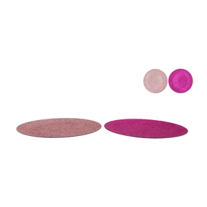 Melamine Shine Fuchsia/pink Plate Round Ass 33x33x2cm