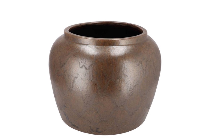 <h4>Merlin Brown Vase 21x19cm</h4>