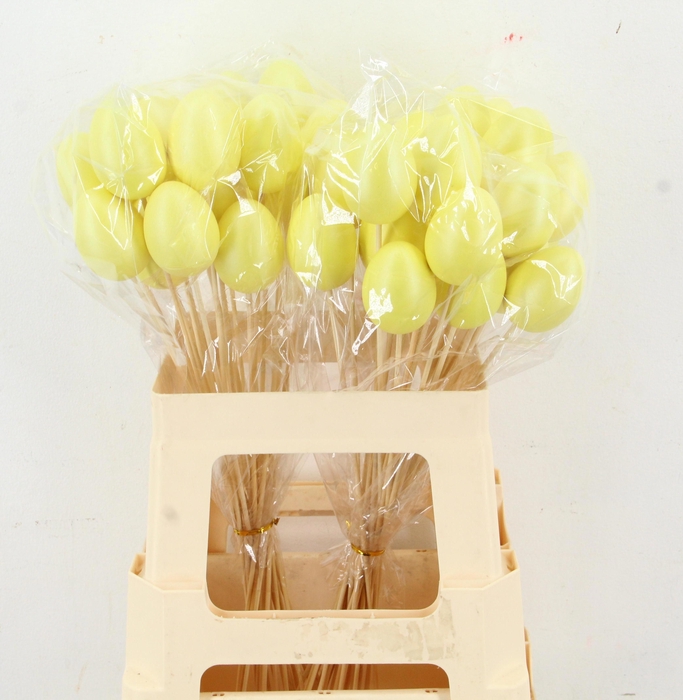 <h4>Stick Egg Pearly Yellow 6cm</h4>