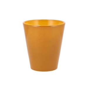 Ceramic Orchid Curry Shiny Orchid 14x15cm