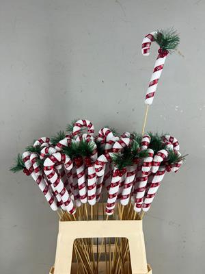 <h4>Stick Candy Cane Red/white</h4>