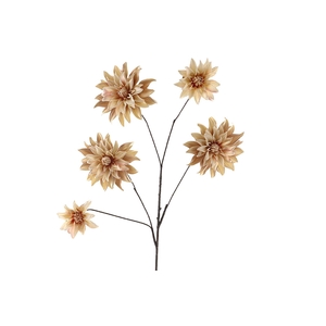 Dahlia Spray Brown FL440168BRN