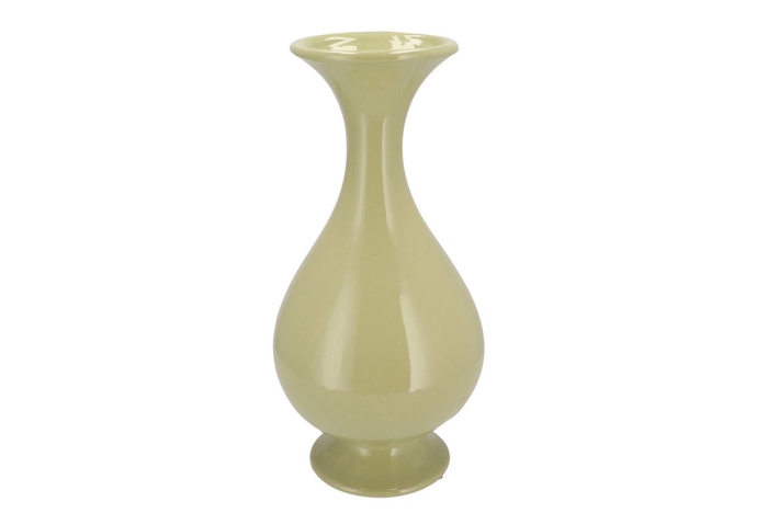 <h4>Mia Pistache Vase Neck Trumpet 21x21x45cm</h4>