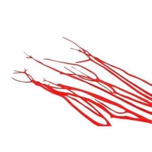 Mitsumata Flaked Red 3pc Bunch