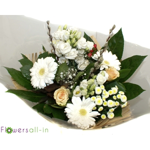 Boeket bamboo bont
