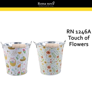 Dec Zink Rom 1246A  Touch Of Flowers (Ø13cm)