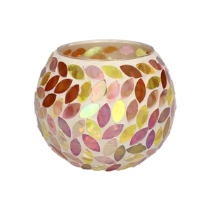 DF02-740037600 - Candle holder Solira d8/12xh10 multi/white
